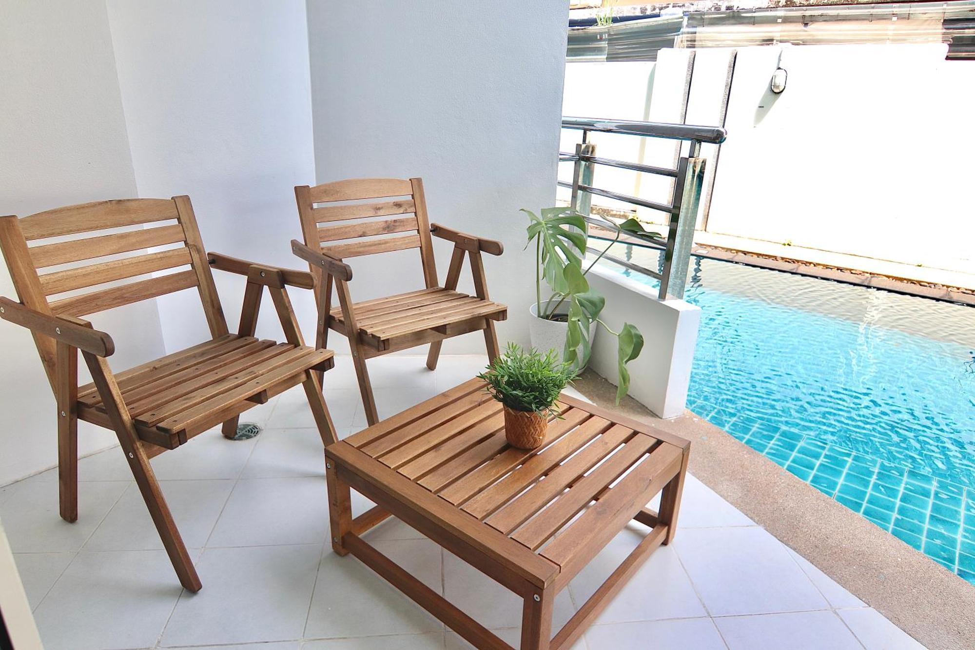 Beachfront Deluxe Pool Access One-minute Walk To Wonnapha Free Апартаменты